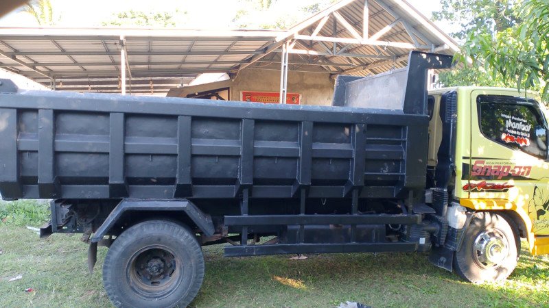 Foto Kondisi Truk Penabrak Penyebrang di Jalan Umum Dusun Semat, Desa Danger, Kecamatan Masbagik, Sabtu (30/5/2026), yang Berhasil Diamankan oleh Satlantas Polres Lotim (Humas Polres Lotim)